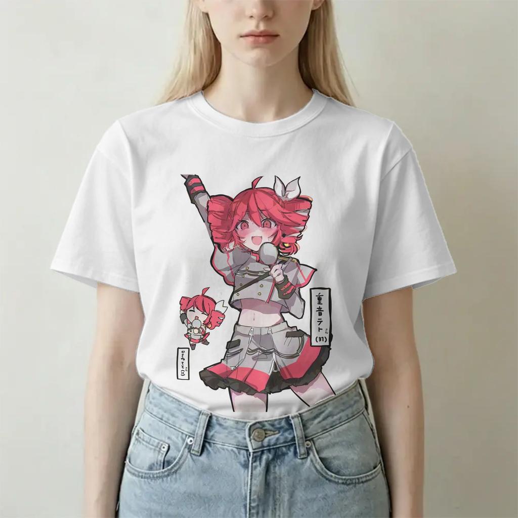 Cute Unisexga Kasane Teto Unisex Unisexs T Shirt Amazing Tees Short Sleeve O Neck Tshirts Pure Cotton Printed Tops