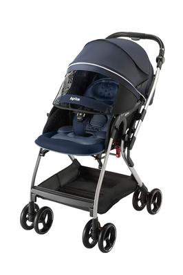 Детская коляска Aprica Optia Cushion AB Special от 1 до 36 месяцев Автоматическая защита от брызг 2143567 A-type Многофункциональная Двусторонняя 4-колесная (военно-морской флот
