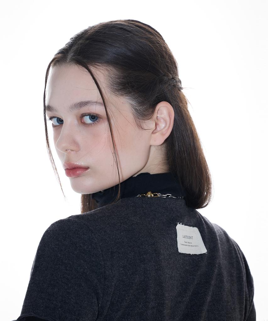 LARTIGENT L14 Layered T-Shirt Set(Charcoal)