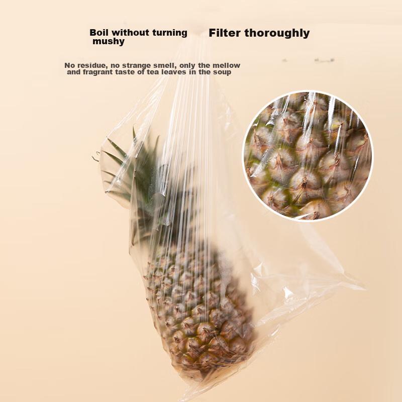 JD Original Food-Grade Fresh-Keeping Bags, Medium-Sized Thick Flat-Mouth Plastic Bags, 20*30cm [500 Pieces]