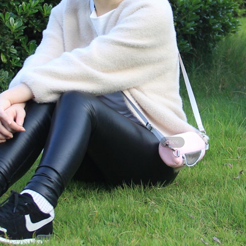 Сумки-переноски для хомяков, сумка через плечо, цилиндрический дизайн, практичная домашняя дорожная портативная клетка с белкой и видимой сеткой для домашних животных