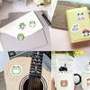 500 Pieces/roll Sticker Roll Sticker New Product Cartoon Frog Creative Handbook Material Self-adhesive Seal Sticker