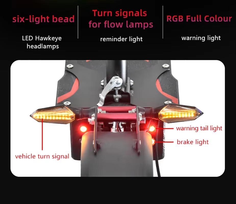 Boyuda's new electric scooter Q7Pro Max, equipped with 3200W dual motors, 52V28AH battery, application control, and silent tire scooter