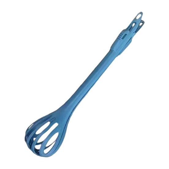 Кухонный прибор 3-в-1: венчик для взбивания яиц, лопатка для перемешивания, кухонные щипцы для еды, дуршлаг с нескользящими зубцами, термостойкий кухонный инструмент для выпечки и приготовления пищи