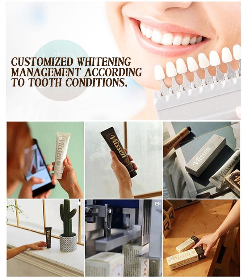 VUSSEN Отбеливающая зубная паста – Корейское отбеливание зубов и уход за зубным камнем 1 шт.