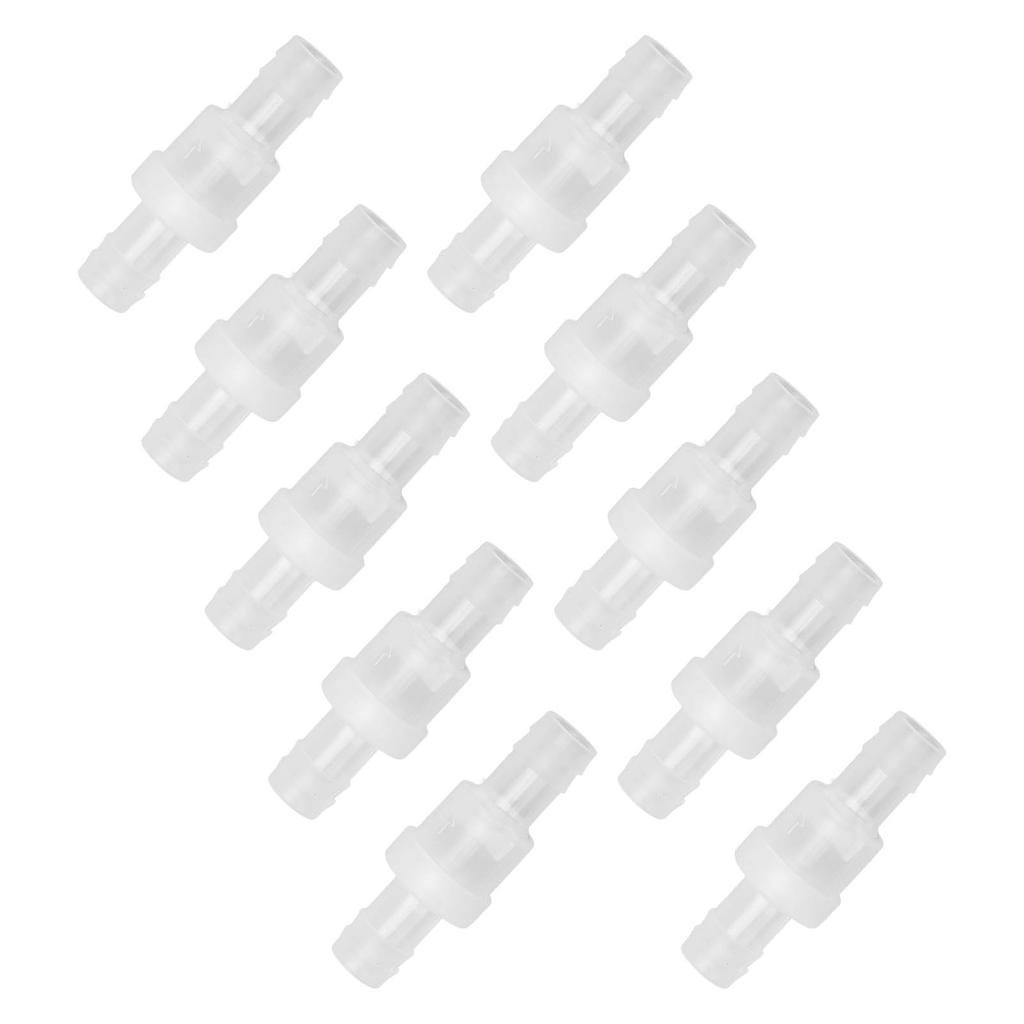 10 шт. Односторонний обратный клапан Полупрозрачный Водозапорный Шланговый Обратный клапан с Пружиной для Химической Промышленности