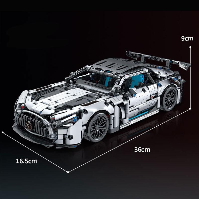 Technical 1310Pcs Sports Race Car Building Blocks Set 1:14 Scale Model DIY Assembly Toys Collectible Gifts For Adults Teens Boys