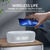 30W Wireless Chargers Pad Phone Fast Charging Dock Alarm Bedroom Lamp Night Light Desktop Clock Thermometer For iPhone Samsung