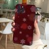 Merry Christmas Snowflake Phone Case Silicone Soft for iphone 16 15 14 13 12 11 Pro Mini XS MAX Plus X Cover