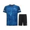 Li Ning Коллекция Бадминтон Комплект формы для бадминтона Унисекс Новый Джинсовый Синий AATV067-2