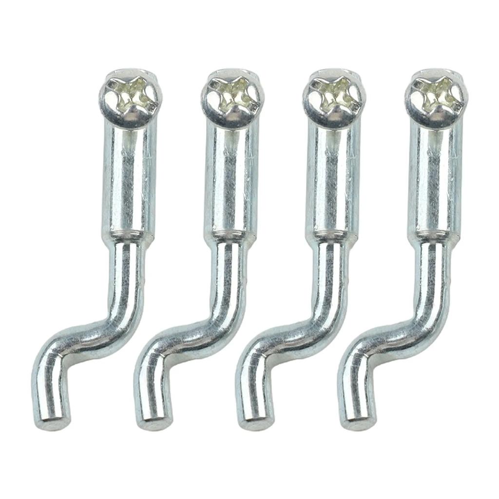 1/4pcs Z-style Cable End Single-hole Fixing Dog Leg Z Cable End For Lawn Mowers Equipment Easily Fits 2mm Cables