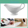 Соусник Гравийница Лодочка для стейка Контейнер Тарелка Столовая посуда В лодочках Белый Цвет Керамика