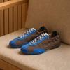 Comfortable Commuting Training Shoes Men'S Urban Outdoor Trendy Casual Shoes Lace-Up Round Head Hiking Thin-Soled Shoes