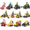 Строительные блоки фигурки инженер грузовик блок кирпичи наборы развивающие игрушки для детей детские подарки
