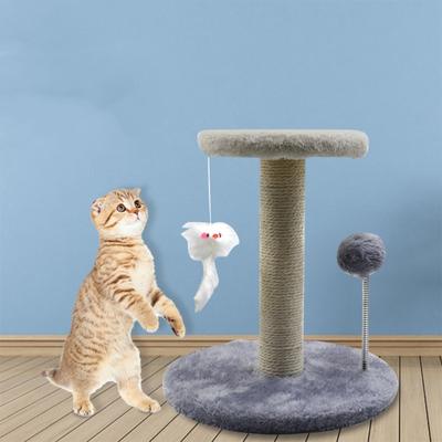 Когтеточка для кошек, веревка из сизаля, подставка для кошачьих когтей, мягкая гладкая плюшевая когтеточка с интерактивной башней