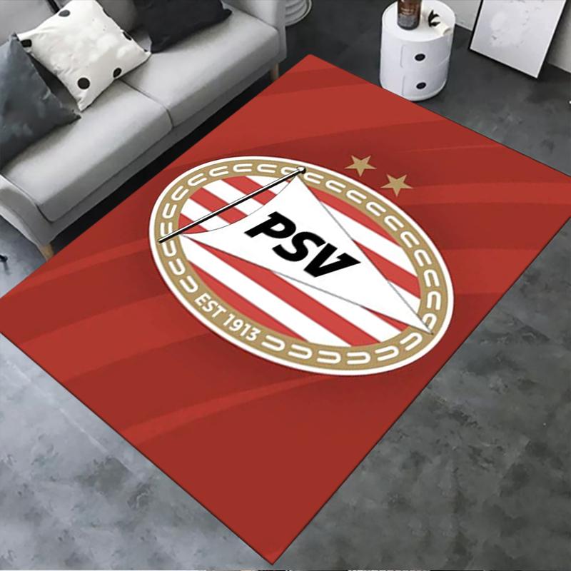 Новый ковер PSV Eindhoven 2025 для гостиной, спальни, дома, украшение дивана, нескользящий коврик для детских игр