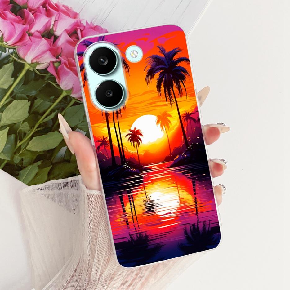Чехол для Xiaomi Poco X8 Pro 5G Милый Чехол с Рисунком Сердечка Мягкий Тонкий Чехол для Телефона Для Xiaomi Poco X8 Pro Max PocoX8 Pro 5G