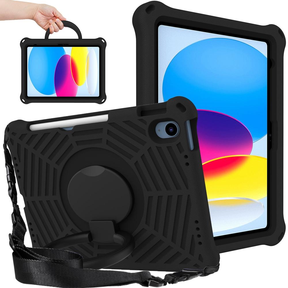 Для Apple iPad 10-го поколения 2022 года, 10,9 дюйма, A2696, A2757, A2777, чехол EVA, детский безопасный чехол с кольцом для переноски, противоударный чехол-подставка для планшета