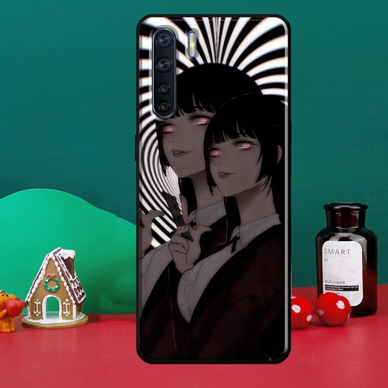 Чехол для телефона Jabami Yumeko Kakegurui с аниме для OPPO A15 A83 A91 A93 A1K A3S A5S A52 A72 A54 A74 A94 A31 A5 A9 A53S 2020