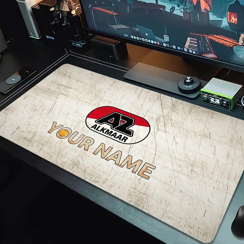 AZ Alkmaar Print Cushion Non-slip Laptop Tablet Big Mousepad XXL Mat Mini PC Playmat With Lock edge