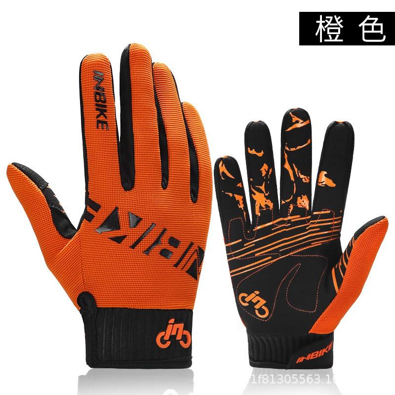 Full Finger Mountain Bike Gloves Men Women Shock Absorption Anti-Slip Cycling MTB Trail Riding Gear
