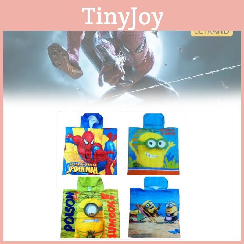 Me Cartoon Despicable Cotton Absorbent Beach Towel Hood Childrens Pool Supplies