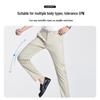 Men's Modal Silk Blend Straight Business Casual Trousers