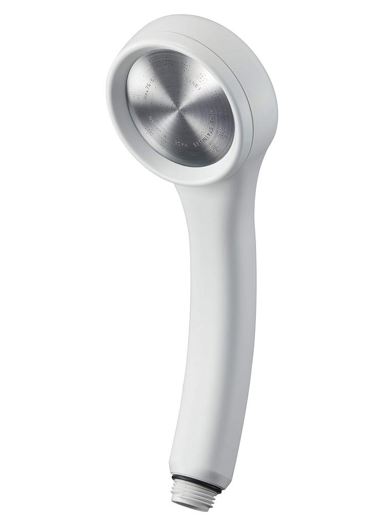SANEI Company Sanei Faucet Shower Head Rainy Basic Water Saving Rate Ultra Fine Water Flow Increased Momentum Stainless Steel Shower Board White Made