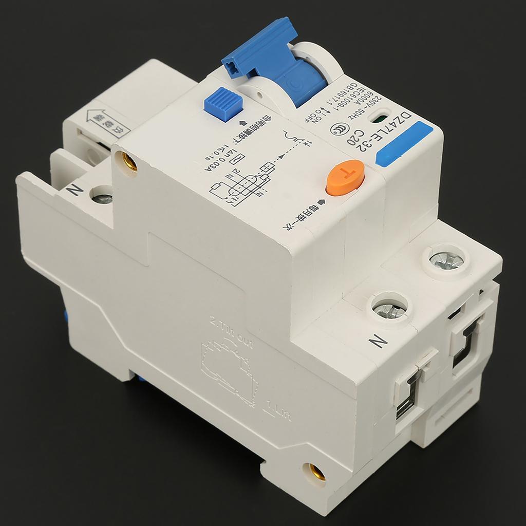 DZ47LE 32 1P+N 20A 230V Earth Leakage Circuit Breaker (20A)