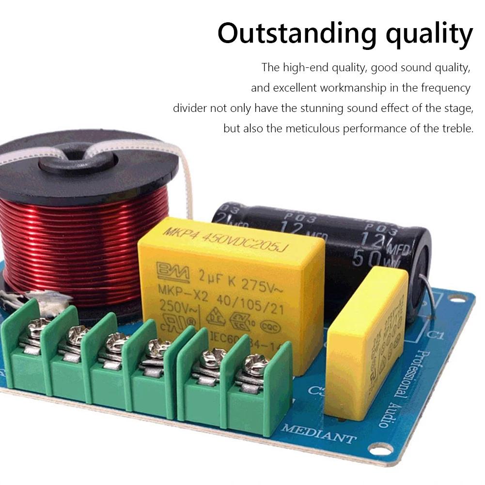 3-полосный Hi-Fi кроссоверный фильтр модуль MKP металлизированная пленочная аудио Hi-Fi фильтр печатная плата полочная акустика для 3,5/4/4,5-8 дюймовых динамиков