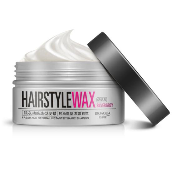 100 г Для женщин Мужчин Серебристо-серый Динамичная моделирующая воск-грязь для укладки волос Водный гель