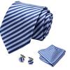 Men's Business Professionals Striped Tie Wedding Suit Accessories Polyester Tie Men