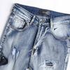 Джинсы мужские JYL Американская стирка Плиссированные Усы Cleanfit Деним