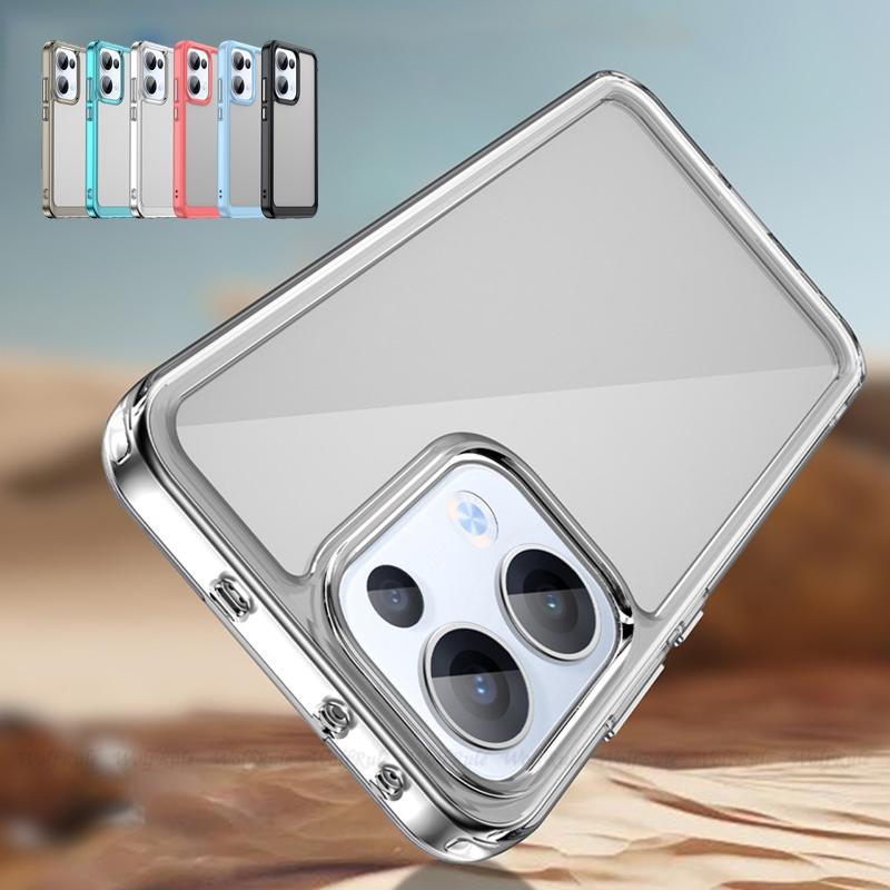 Для чехла Reno 13 OPPO Reno 13 Pro Capas Новый бампер для телефона Задняя броня Прозрачный Многоцветный Прозрачный Для Fundas Reno 13 Reno13