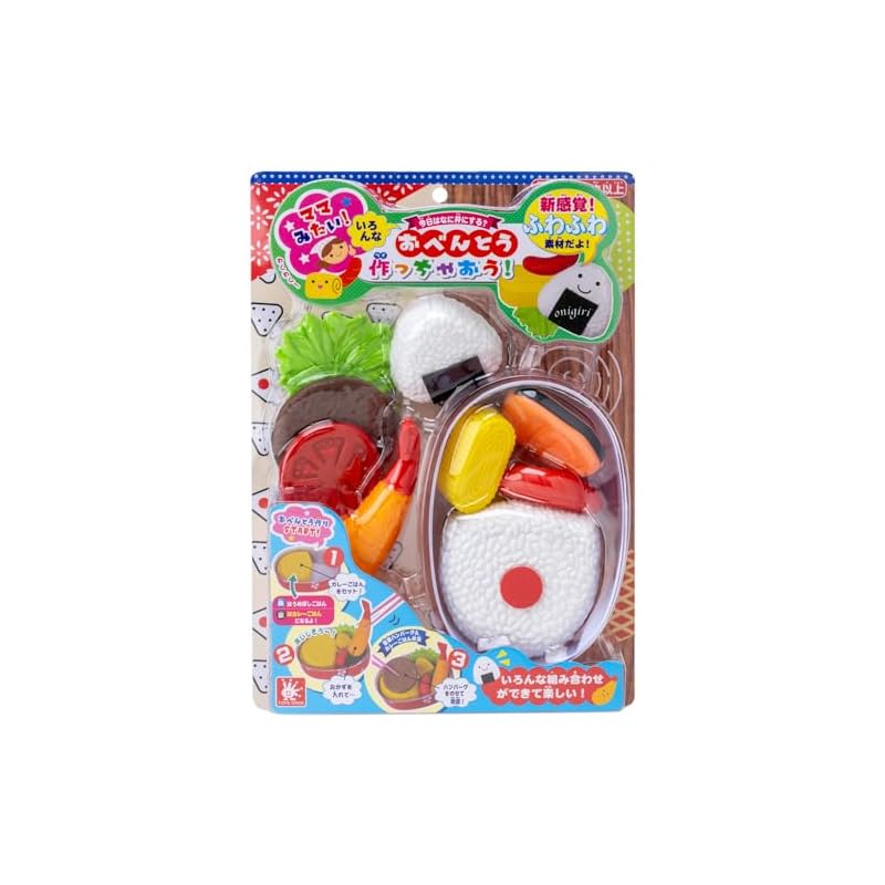 Игровой набор Onda для детской кухни: Игровой набор "Кухня" для ролевых игр, включающий продукты питания (овощи, мясо), ланч-боксы и многое другое. Давай сделаем бэнто