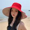 Двусторонние солнцезащитные шляпы с большими полями, анти-УФ-защита, рыбацкая кепка, складная панама, летняя шляпа от солнца с козырьком