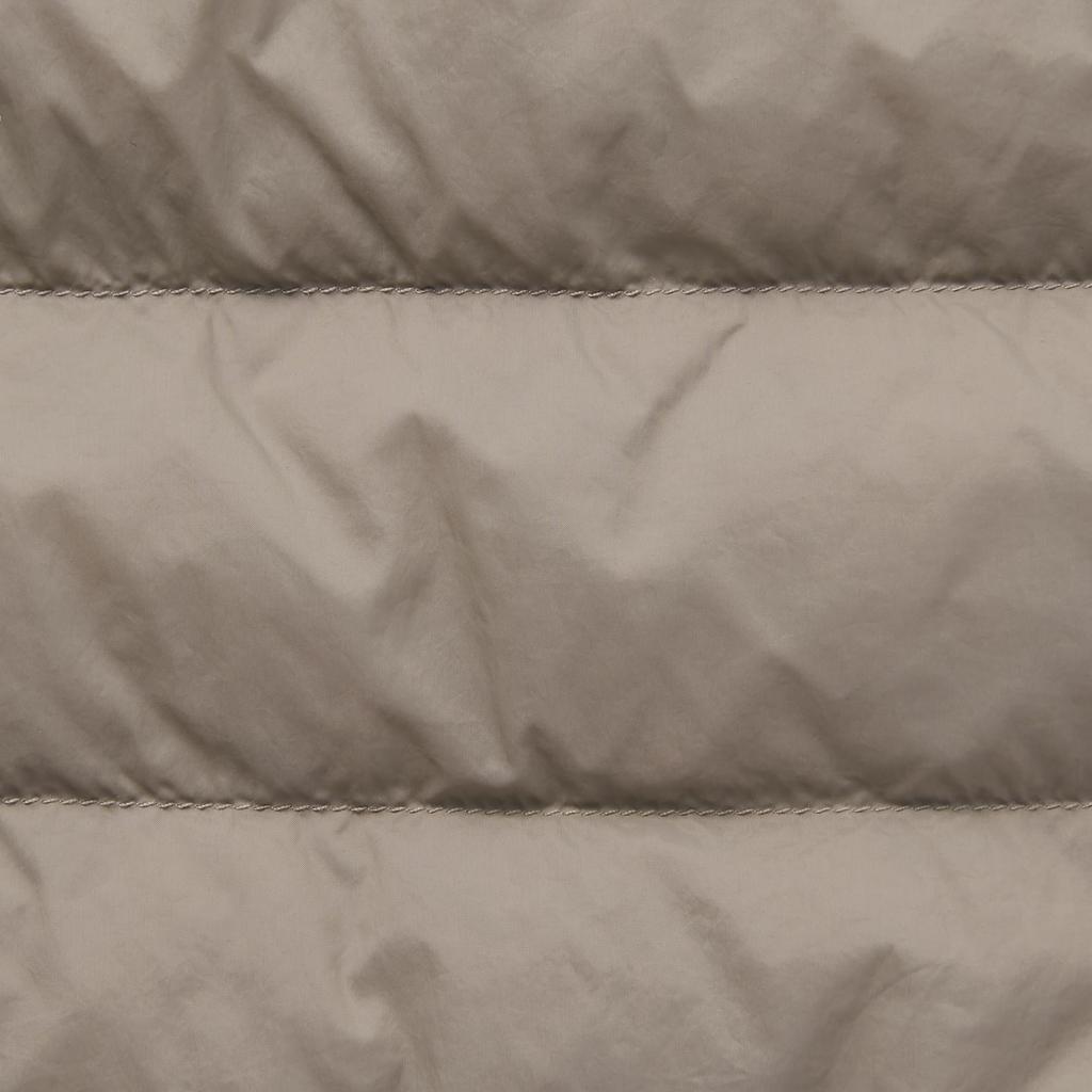 MUJI Down Vest Lightweight Down Collarless Vest AD0U7A3A Grayish Brown M (Antistatic Lining) Men's Men's