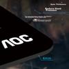 AOC Gaming Mouse Pad, Medium And Small Sizes, 350*300*4mm, Thickened Edged, Office Keyboard Computer Desk Pad, M133/93 Cable Black