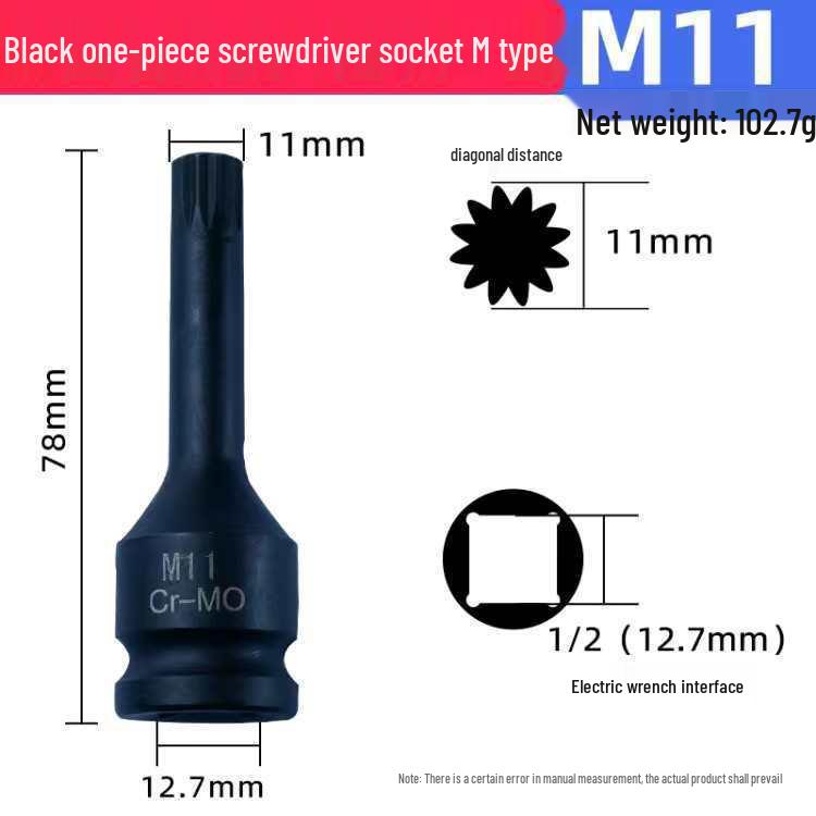 Набор 12-гранных Torx головок для пневматических и электрических гайковертов – Отверточные биты для авторемонта