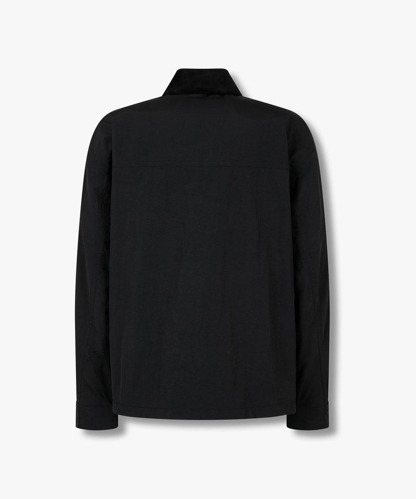 Studio Tomboy [Men] Out-Pocket Collar Contrast Jumper_Black 91M6113112