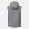 DESCENTE Training Hoodie Sleeveless Melange Gray (Sq321Tst72)