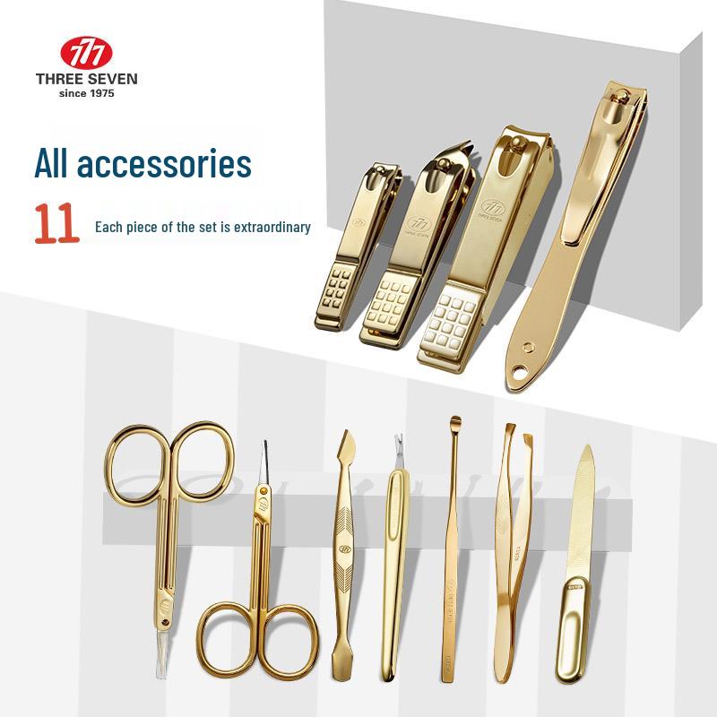 THREE SEVEN 11-Piece Manicure & Grooming Set