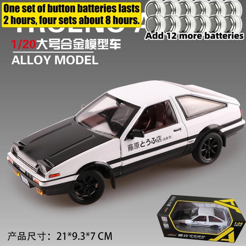 JDM 1:24 Toyota AE86 Alloy Metal Diecast Model Car Home Decoration And Collectibles Hobby Display Ornaments Holiday Present Gift
