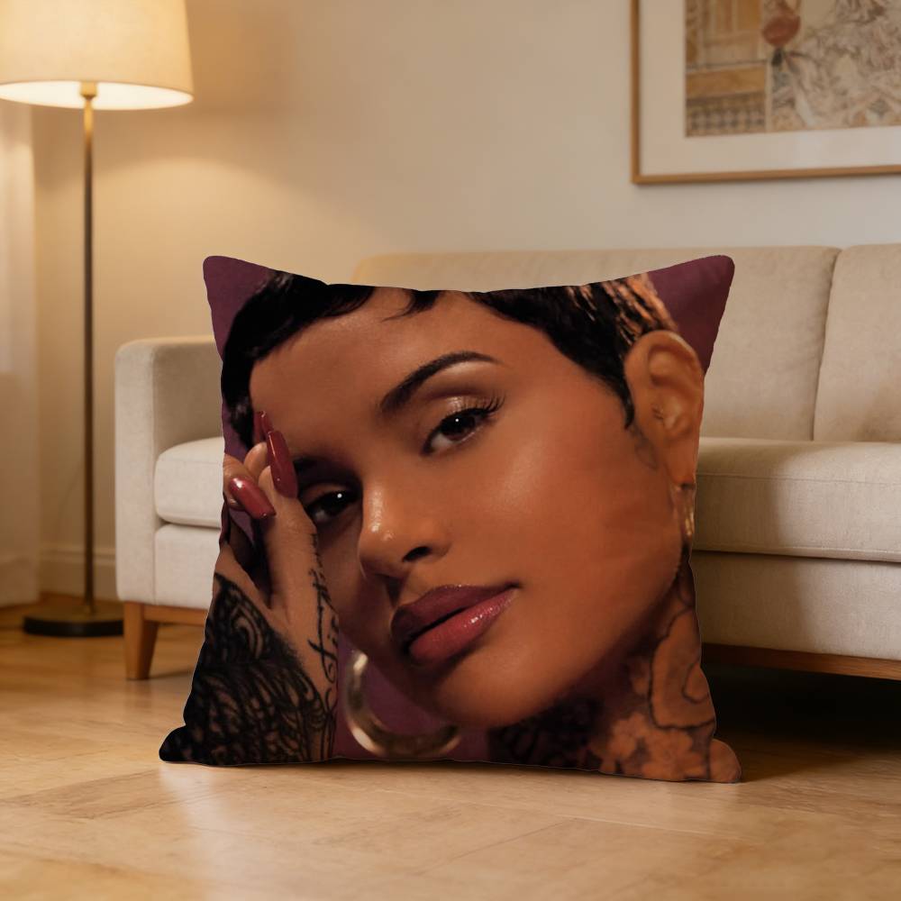 Singer K-Kehlani Folded Pillow Case For Sofa Living Room Home Office Decor Protective Cover
