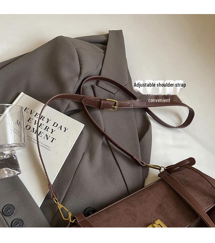 Retro-Style Frosted Texture Women's Commuting Bag 2025 - Large Capacity Shoulder Bag