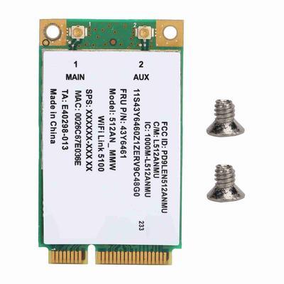 Беспроводная сетевая карта 2,4 ГГц 5 ГГц 300 Мбит/с карта Mini PCIe для Lenovo Y450 Intel 5100 5100AGN 512AN_MMW