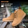 Зимняя сварочная обувь Защитные ботинки от ожогов и ударов для мужчин, резиновая подошва, защитная рабочая обувь для строительства