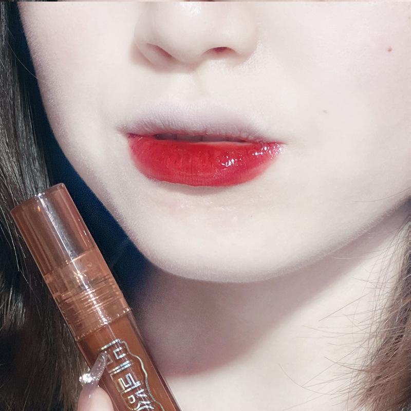 HER ORANGE Lava Paste Шоколадное зеркало Глазурь для губ Водяной туман Роса для губ Женский блеск для губ Нектар для губ Водный блеск Помада Летняя глазурь для губ