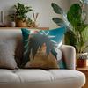 Cute Cartoon Cat Elderly Kitten round Head Pillow Cushion Cover  Home Decor Creative Gift Cat Theme Decorative Pillowcase