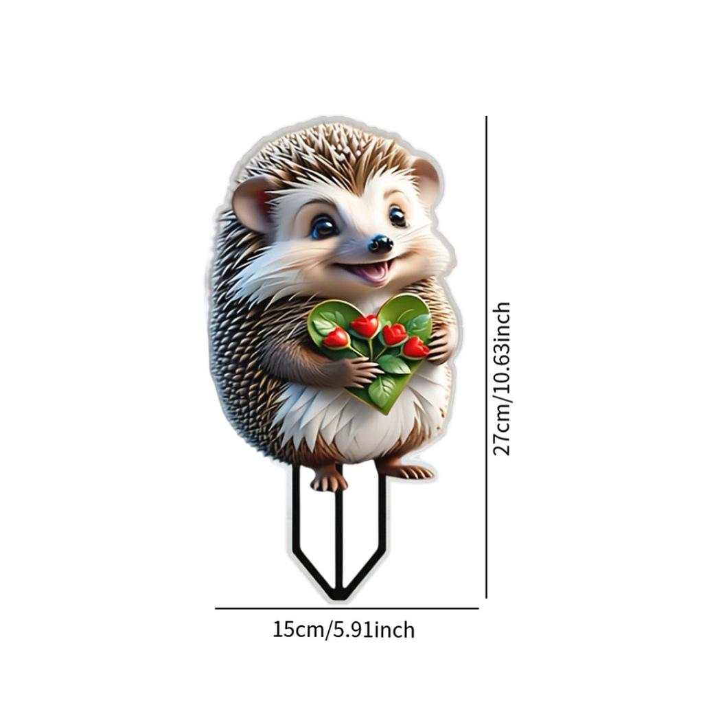 2D Акриловый Садовый Колышек Украшение Декор Табличка для Вечеринки Балкона Фестиваля